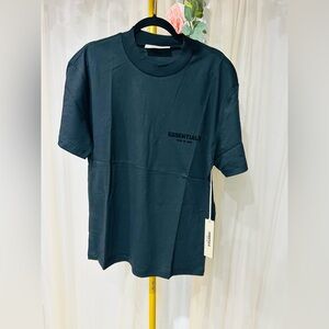 Essentials Black Crew Neck Tee